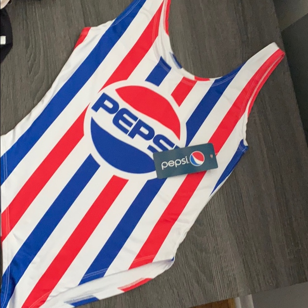 Pepsi one piece bathing suit